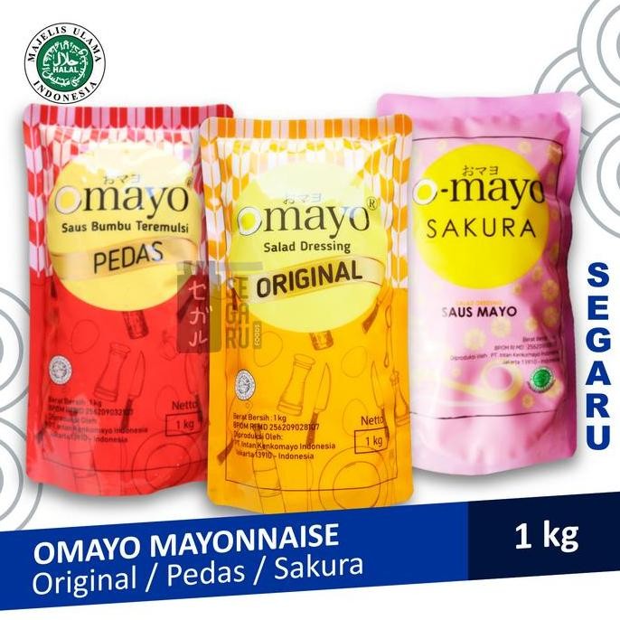 

Tersedia Omayo Mayonaise Salad Dressing Semua Varian 1 Kg - Saus Mayo Serbaguna