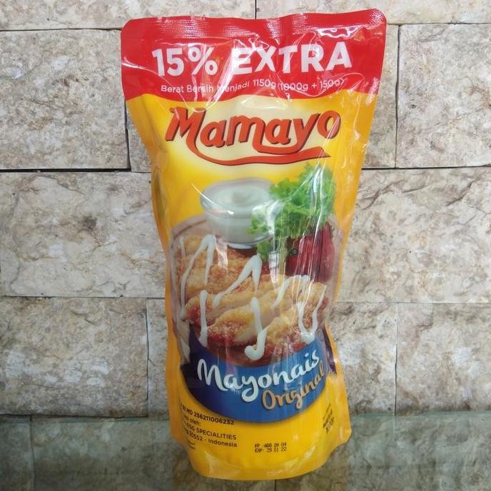 

Tersedia Mamayo Mayonnaise Original 1Kg - Saus Mayo Untuk Salad & Sandwich