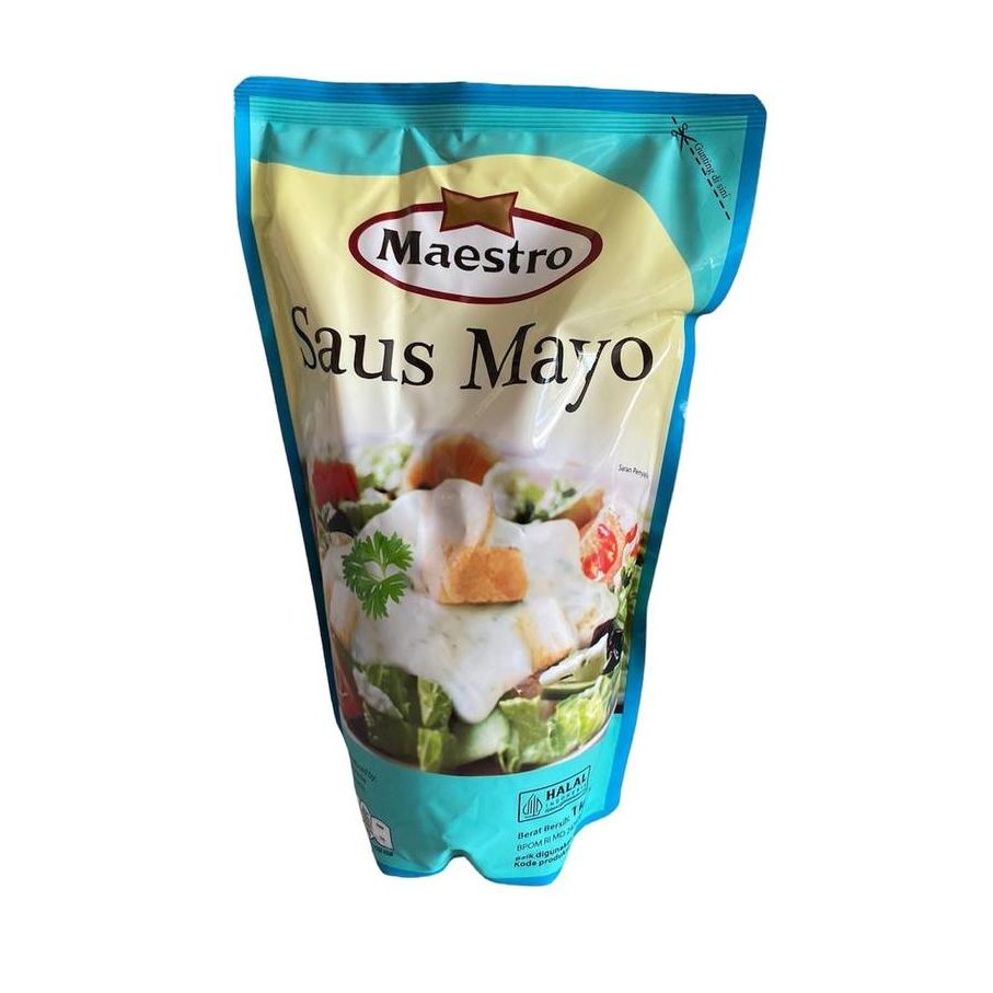 

Tersedia Maestro Saus Mayonnaise Original 1Kg - Saus Mayo Untuk Salad & Burger