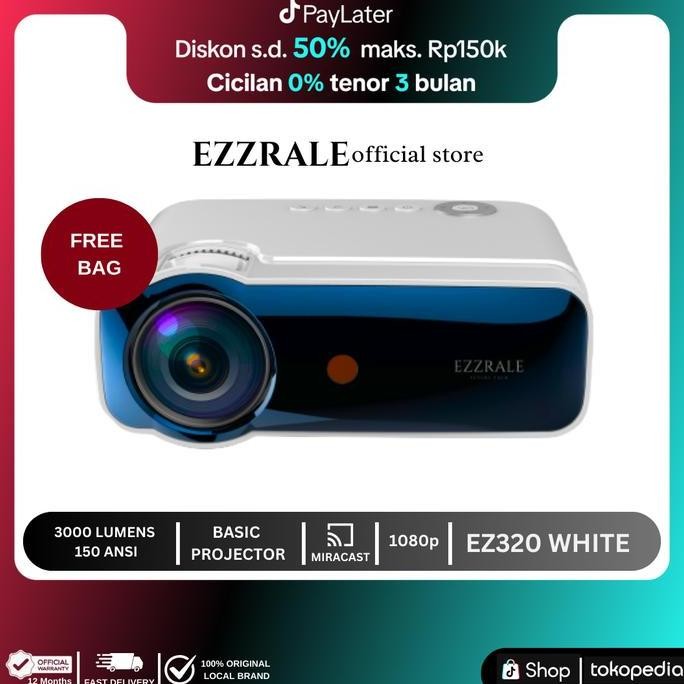 TERLARIS - Ezzrale EZ320 Mini Led Projector (150 ANSI)