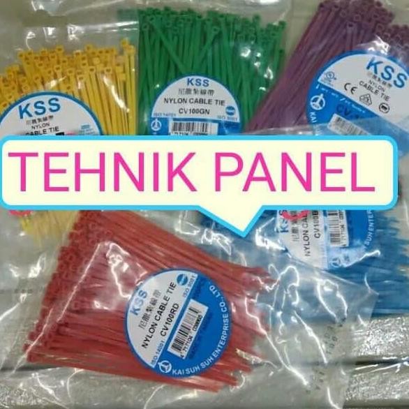 

Diskon! Cable Ties HZ 7.6 x 300mm Hitam Putih Tali Kabel Tahan Tarik Lebar 7.6mm 100pcs