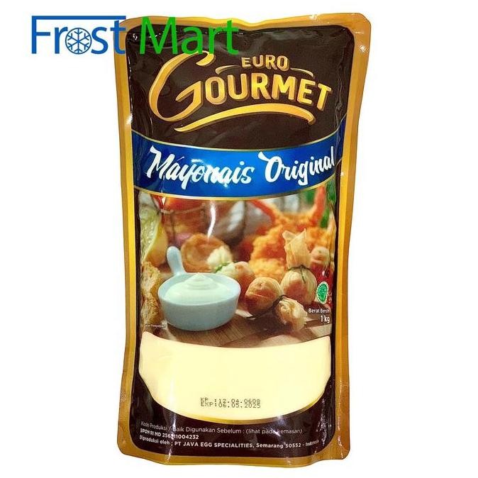 

Tersedia Mayonais Euro Gourmet 1kg - Saus Mayo Salad Sandwich Premium