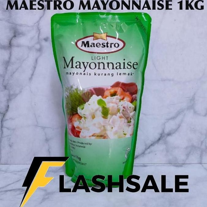 

Tersedia Maestro Mayonaise 1kg Dus - Saus Mayo Salad Sandwich Ori