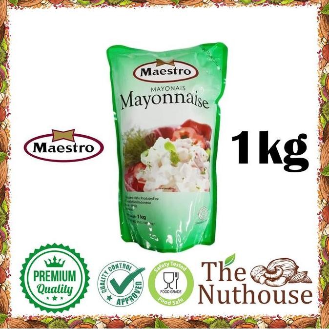 

Tersedia Maestro Mayonaise Original 1kg Halal - Saus Mayo Salad Sandwich