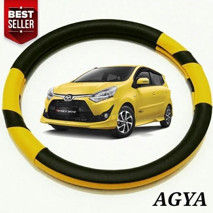 Ready Asesoris Cover Stir Drive-X Mobil Toyota Agya Kuning