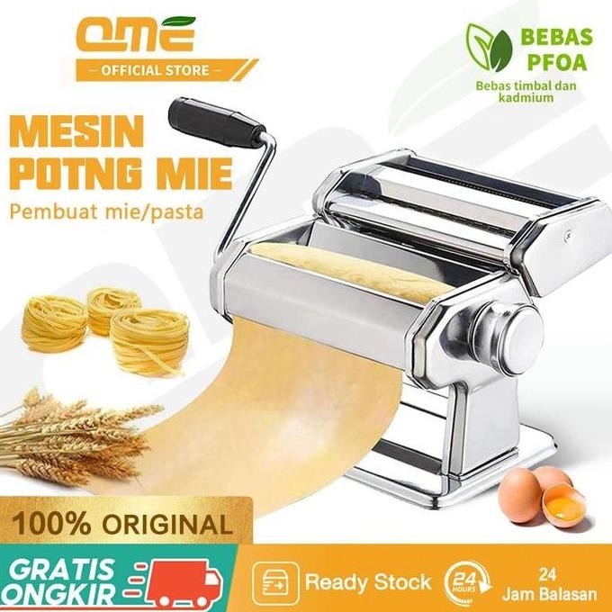 QME - PASTA MAKER ATLAS QM-150 GILINGAN MIE, MOLEN, PANGSIT CETAKAN MIE PENGGILING PENCETAK PASTA KU