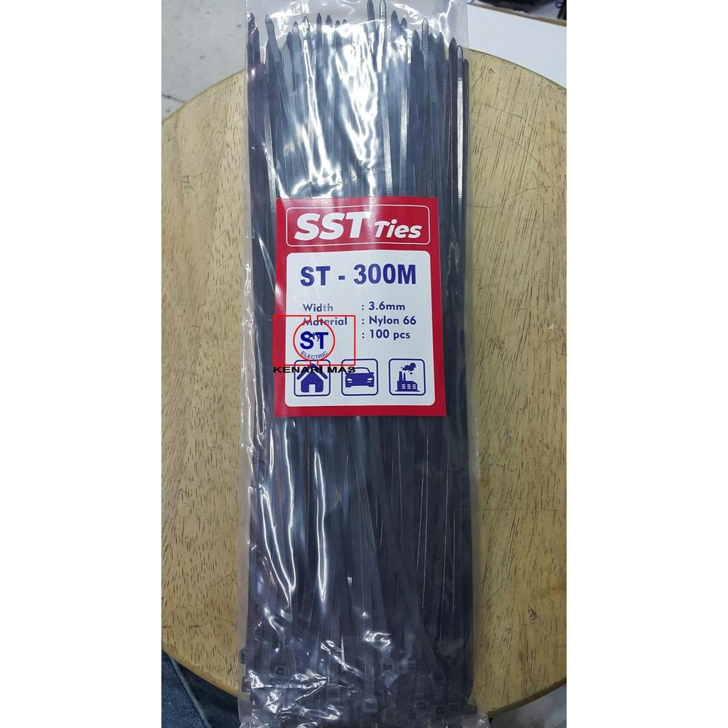 

Diskon! Cable Ties SST ST300M 30cm x 3.6mm - Tali Kabel SIGMA ST 300 M