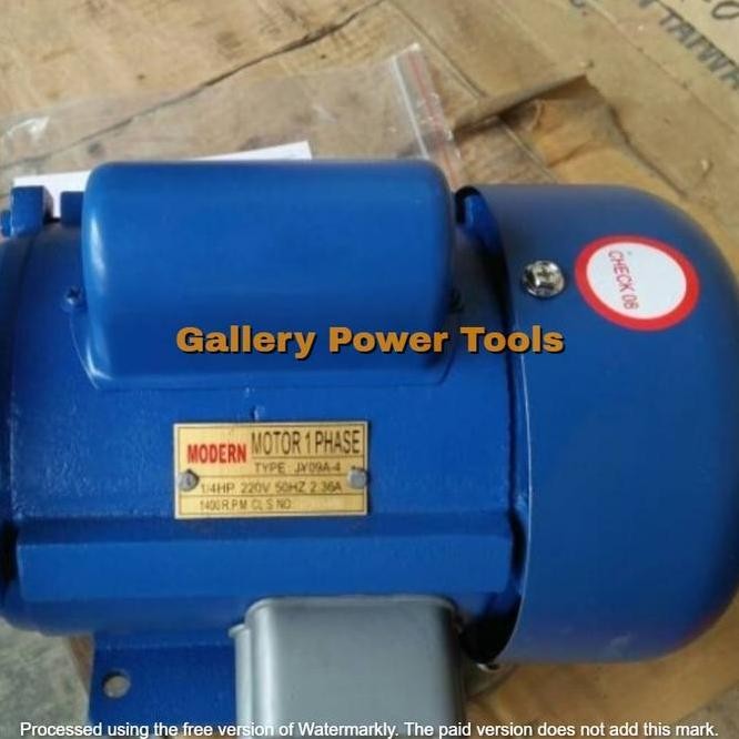 Dinamo Penggerak Electro Motor Modern 1/2Hp Listrik 0,5 Hp Original