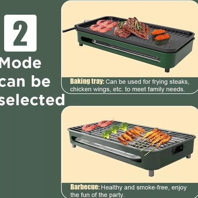 SHENAR PANGGANGAN LISTRIK / KOMPOR PANGGANG LISTRIK / ALAT PANGGANGAN BBQ / GRILL PAN ANTI KARAT / A