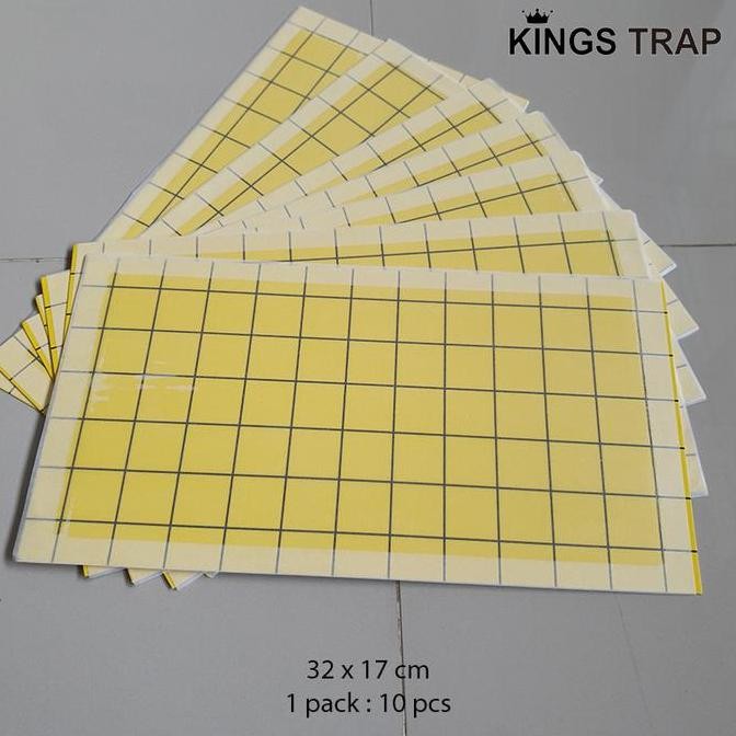 

NEW 10 lembar Glue pad / Kertas Lem Fly Catcher 32 x 17 cm