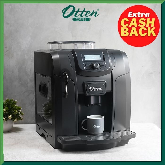 PH Otten - Fully Automatic Coffee Machine 715 Black - Mesin Kopi Espresso Otomatis