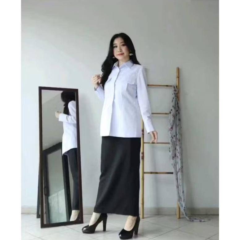 hg-24 dg-4 Baju Dinas Putih Pns Pria Wanita Baju Pdh Pria Wanita Putih Seragam Putih Pns Wanita Baju