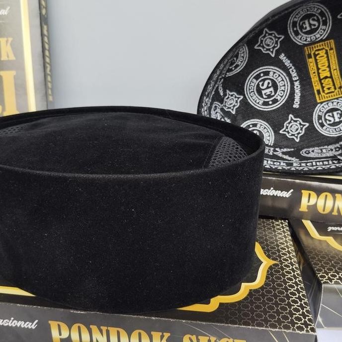 (Allthebest) PONDOK SUCI  peci polos hitam AC tinggi 9 dewasa murah Kain Muslim