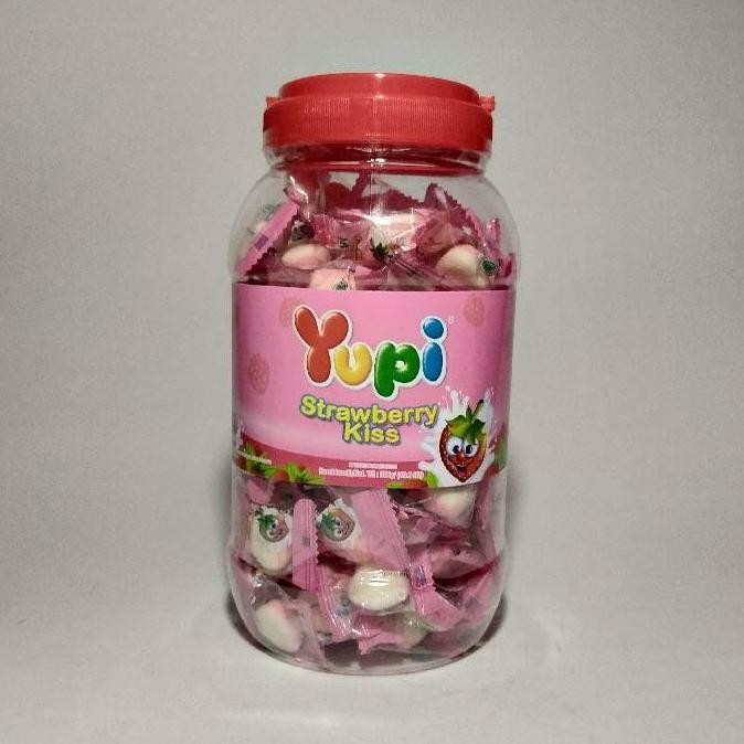 

(Allthebest) Yupi Strawberry Kiss Toples 300gram