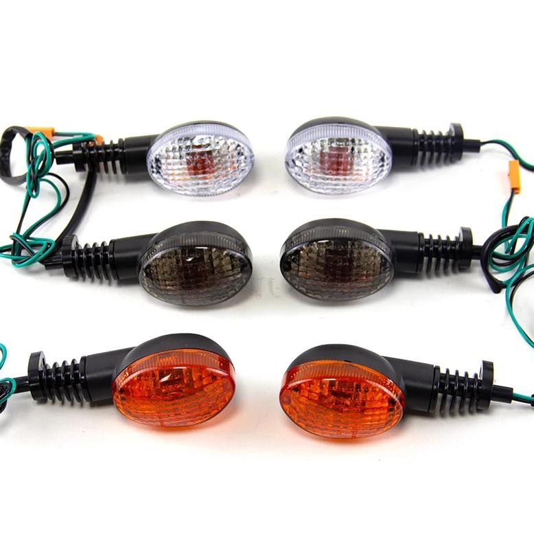 Motorcycle Turn Signals Light Indicators Amber For Kawasaki Ninja 250R 250 2008-2012 Klx250S Klx250S
