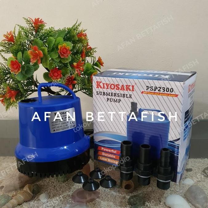 tersedia pompa air celup kiyosaki psp-2300 submersible pump aquarium kolam