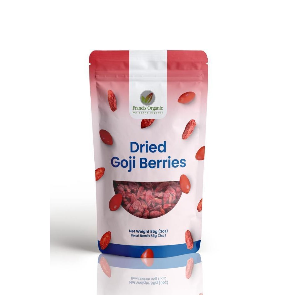 

Dried Gojiberries Goji Berry Kering Poet Size By Francis Organic