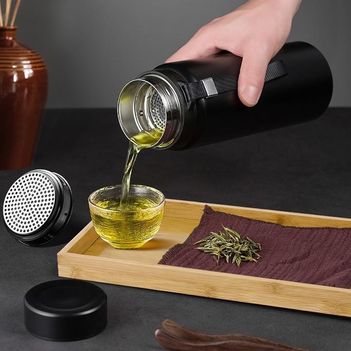 Siap Kirim Botol Minum Termos Kopi 1 Liter - Tumbler Travel Panas & Dingin