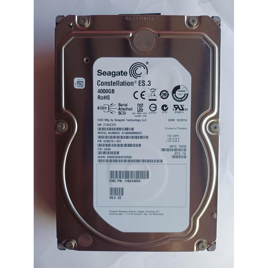 Hdd Sas 4Tb Seagate Constellation Es.3 Co