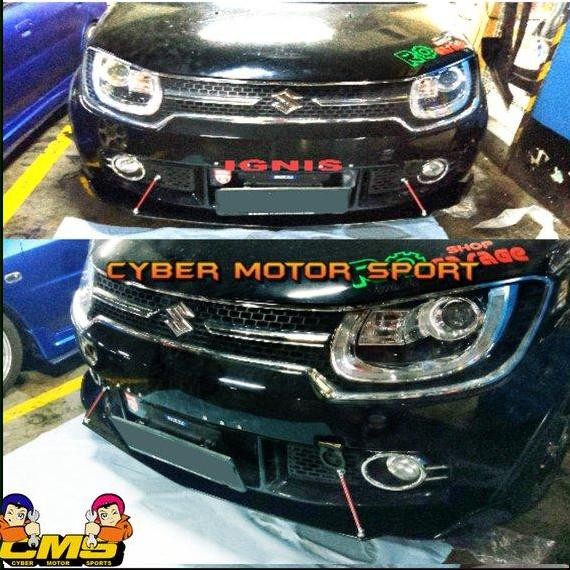 Lips bumper depan suzuki ignis . bodykit ignis. front lips bumper Best Original
