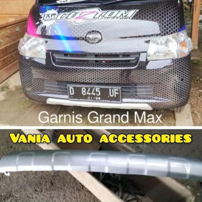 lips garnis bumper depan grandmax lip bemper granmax gran max warna silver hitam doff fiber Best Ori
