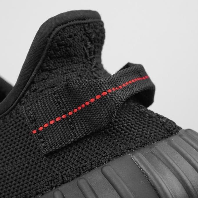 Sale Yeezy Boost 350 V2 Bred Black Red Casual Shoes