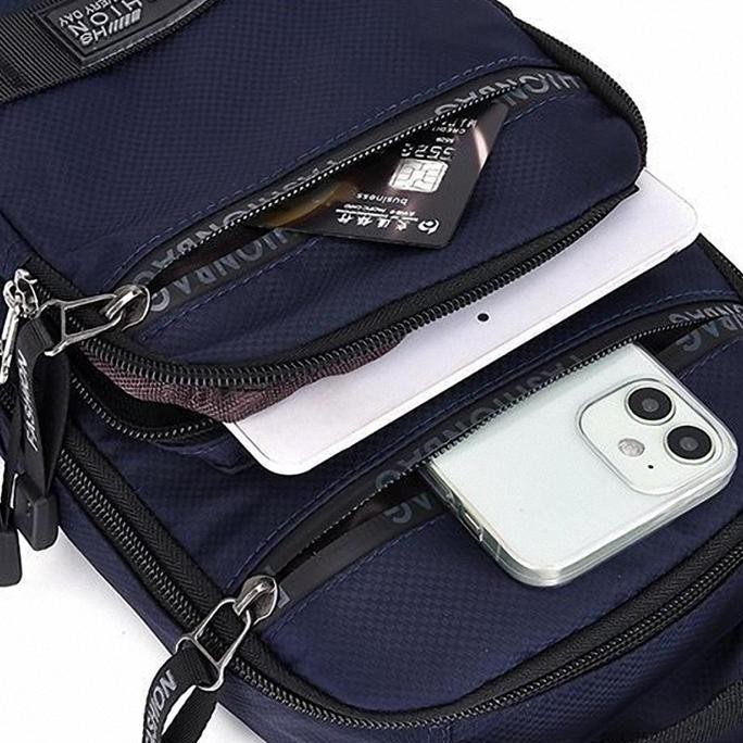 Murah Techdoo Tas Selempang Pria Multifungsi Sligbag Besar Fashion Ts705