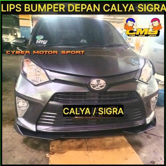 Ready Lips bumper depan calya sigra universal. plastik bukan fiber . Winglet bumper full depan. Spli