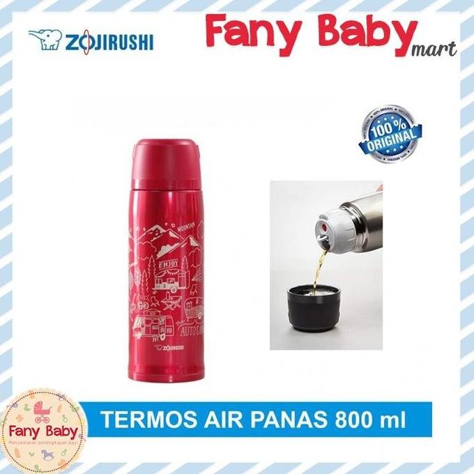 Siap Kirim Zojirushi Termos Air 800ml Stainless Steel Vacuum Bottle SJ-JS08 RA ZJ Original