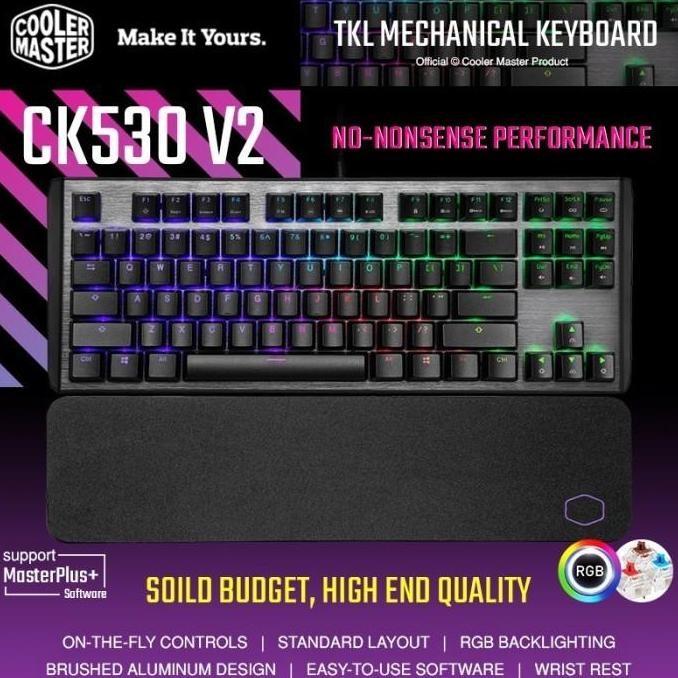(Expert) Cooler Master CK530 V2 / CK-530 TKL RGB Mechanical Keyboard Gaming