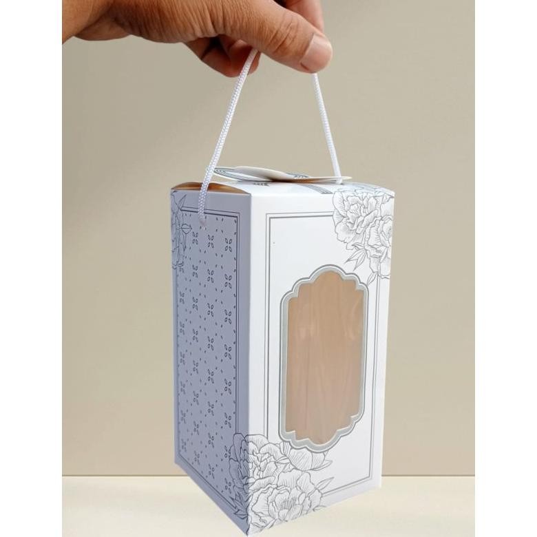 

(50Pcs) Box Kemasan Gelas Souvenir Ukuran 8,5x8,5x16 Cm aSt