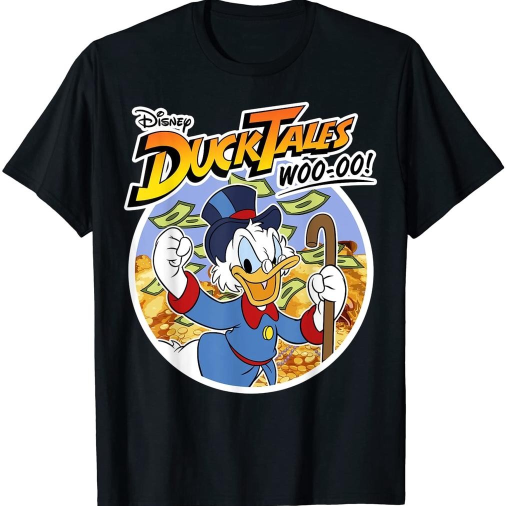 Kaos Disney Ducktales Classic Uncle Scrooge Woo Oo Kaos Unisex