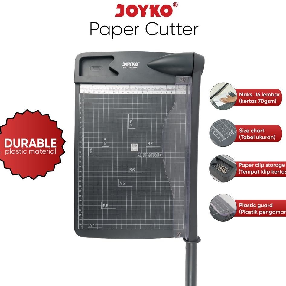 

Pemotong Kertas R Cutter Joyko Ppct2330 A4