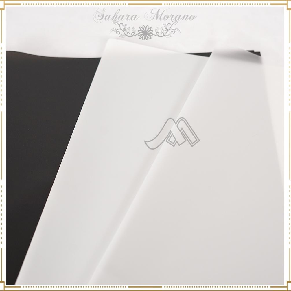 

20 Pcs Flower Wrapping Transparant Cellophane Kertas Waterproof Kado Pembungkus Bunga aSt