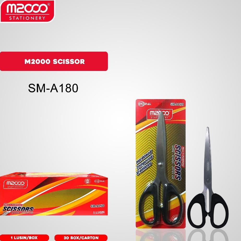 

Gunting Kertas Hh Qualitystainless Steel Scissors M2Sma180 Kemasan 12Pcs