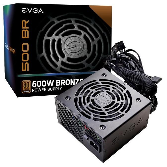 POWER SUPPLY EVGA 500BR 80+ BRONZE 500 WATT -  INTERNAL POWER SUPPLY ORIGINAL DAN TERPERCAYA