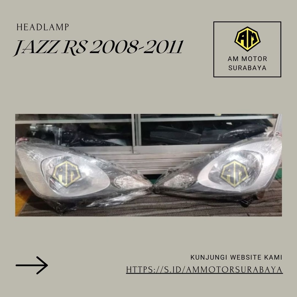 Headlamp JAZZ RS 2008-2011