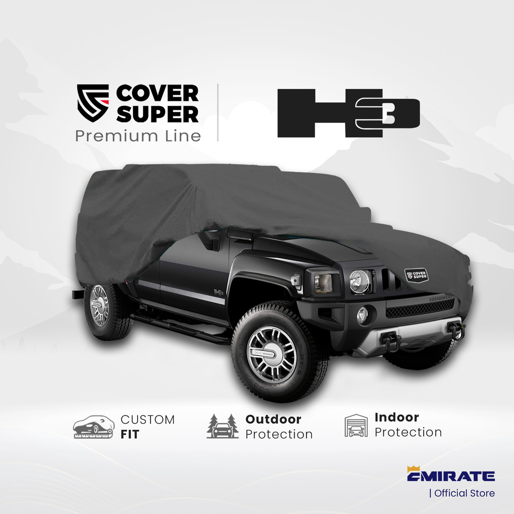 Sarung Mobil / Cover Mobil Hummer H3 Polyester Premium Cover Super