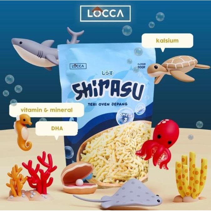 

(Allthebest) LOCCA Teri Jepang Shirasu 80g - Taburan Teri Whitebait Oven