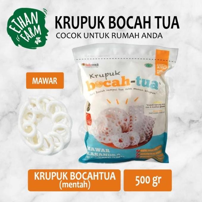 

(Allthebest) Bocah Tua Kerupuk 500gr Mentah. Krupuk. Original