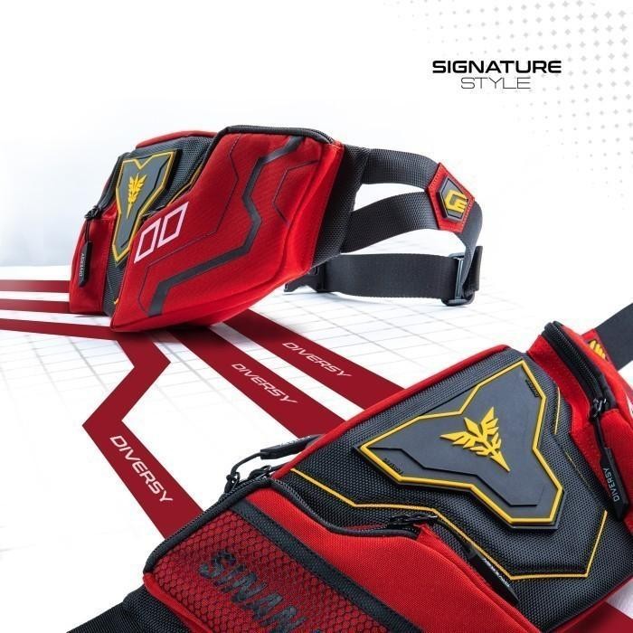 Ut Diversy Waist Bag Sinanju / Tas Pinggang Gundam