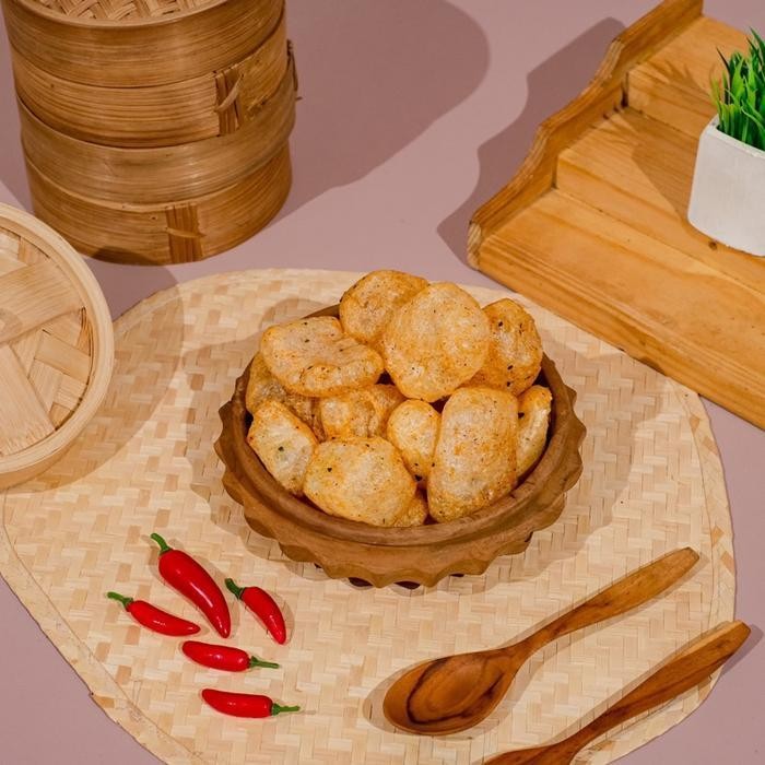 

Ccf Krupuk Kulit Sapi Asli Halal Cemilan Food Snack Makanan Pedas Murah Kerupuk Keripik Rambak