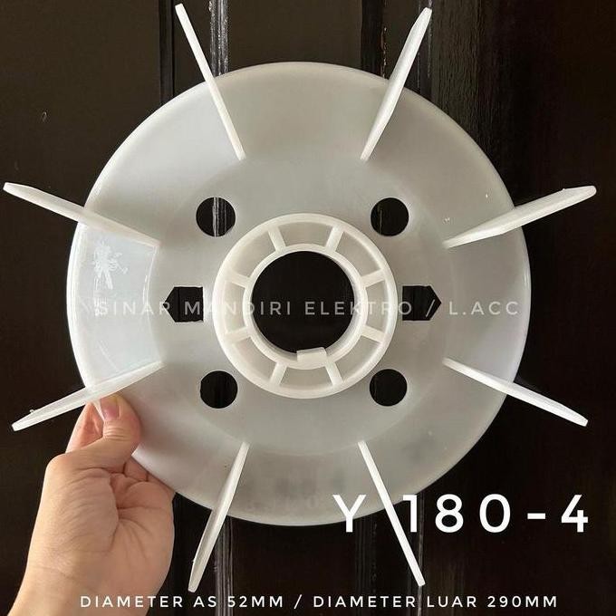 TERMURAH - Y180 / Y 180 EXTERNAL FAN - KIPAS DINAMO 52mm  - KIPAS ELEKTROMOTOR