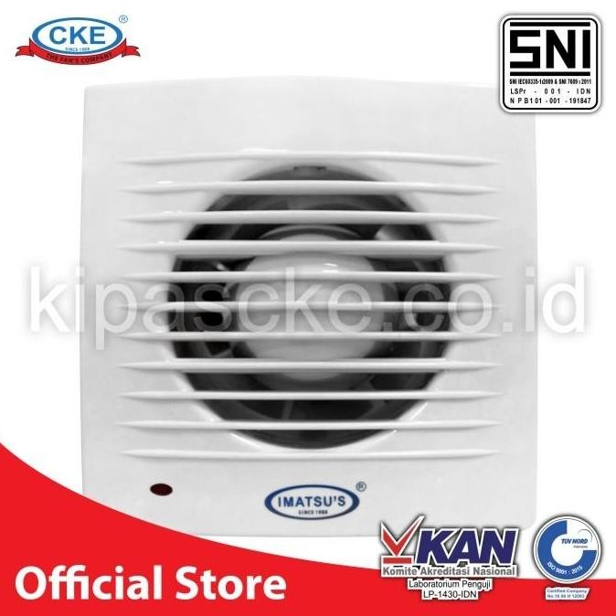 Imatsu Exhaust Fan Toilet 5 Inch Exhaust Dinding Blower Toilet