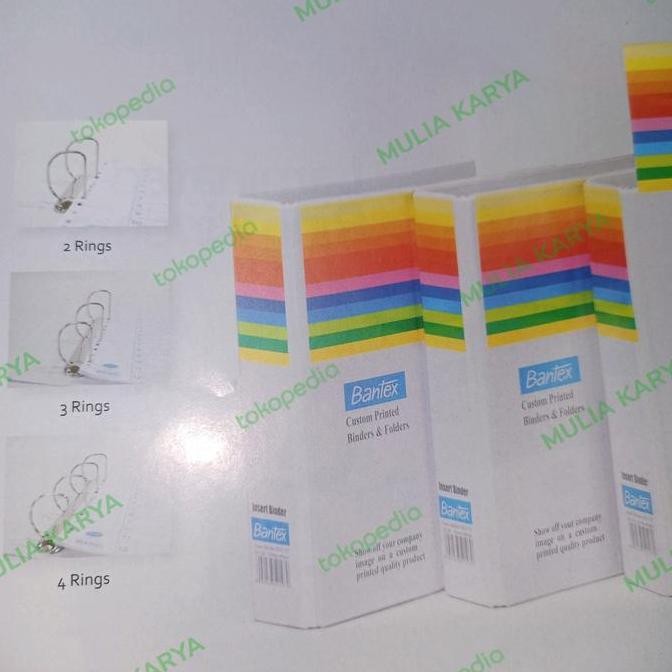 

Promo Insert Ring Binder A4 3 Ring 65Mm Bantex 8662 / 5236 Map Arsip