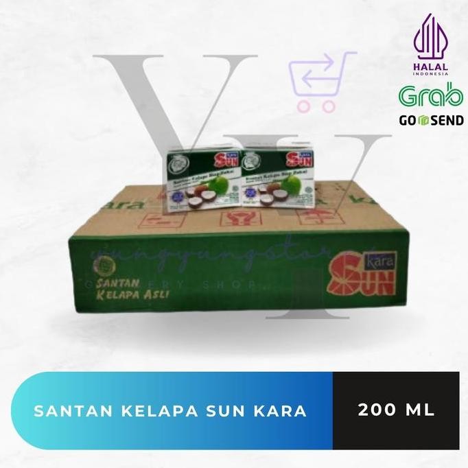 

Promo Dus Santan Sun Kara 200Ml 12 Kotak Santan Cair Siap Pakai Shopee