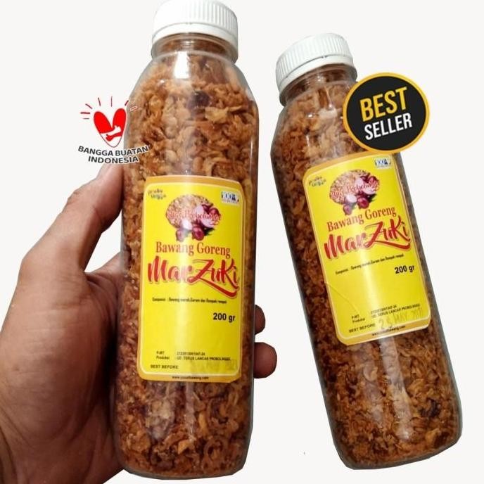 

(Allthebest) bawang goreng asli probolinggo botol besar 200 gram