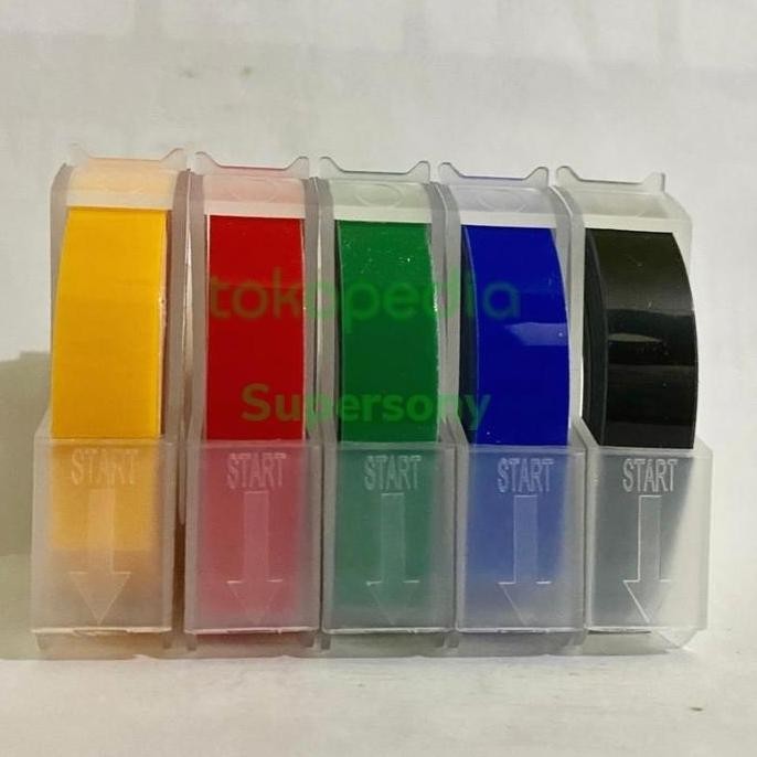 

NS Refill Pita Dymo No Brand for dymo 1610 mesin label maker tape emboss