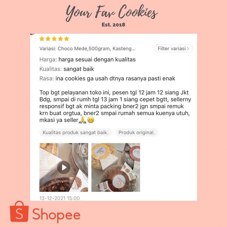 

Berkualitas KUE INA COOKIES TOPLES REGULER (500gr) !!