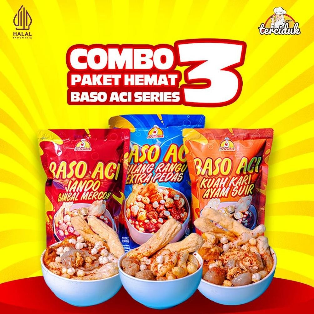 

Baso Aci Pedas Komplit Isi 3 Jando Mercon, Ayam Kari, Tulang Rangu | Paket Hemat Viral - Paket Terbaik Terbaru
